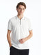 Polo Neck Short Sleeve Combed Cotton Men's T-Shirt